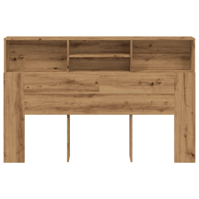 Dulap cu tăblie de pat, stejar artizanal, 180x19x103,5 cm, lemn stratificat WALTI