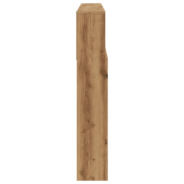 Dulap cu tăblie de pat, stejar artizanal, 180x19x103,5 cm, lemn stratificat WALTI