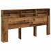 Tăblie pat cu dulap, lemn vechi 200x19x103,5 cm lemn prelucrat - WALTI WALTI