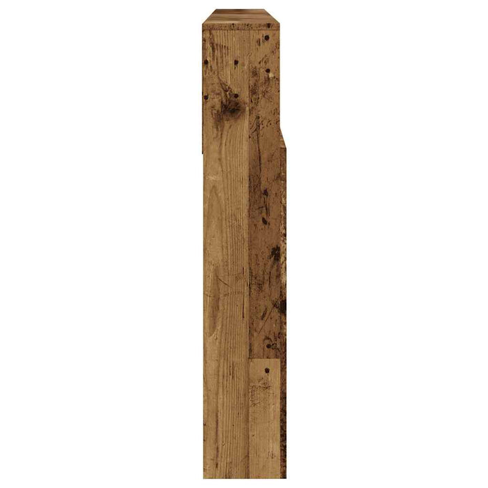 Tăblie pat cu dulap, lemn vechi 200x19x103,5 cm lemn prelucrat - WALTI WALTI