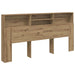 Tăblie pat/dulap, lemn artizanal 200x19x103,5 cm lemn prelucrat - WALTI WALTI