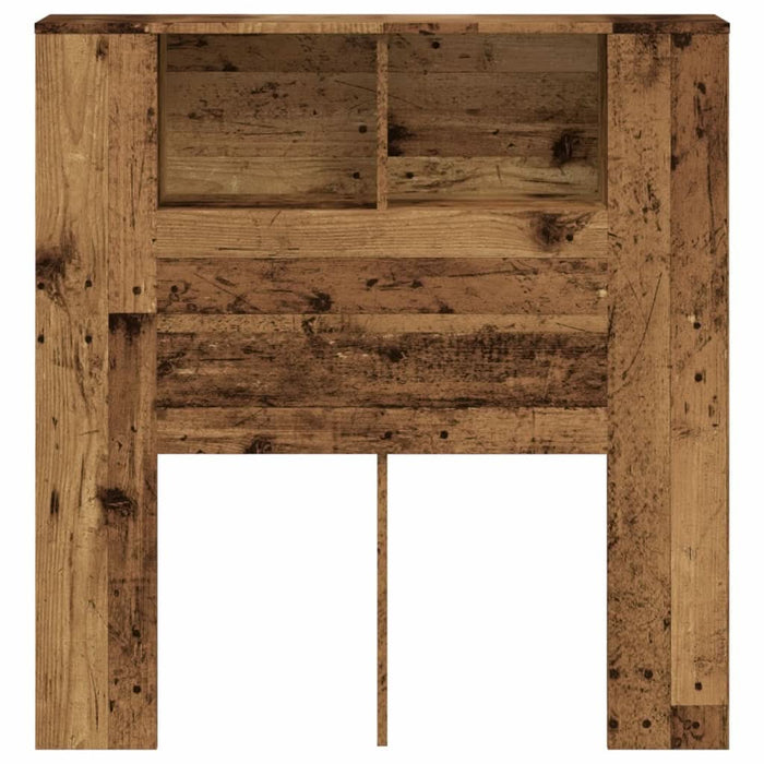 Tăblie pat cu dulap, lemn vechi 100x19x104,5 cm lemn prelucrat - WALTI WALTI