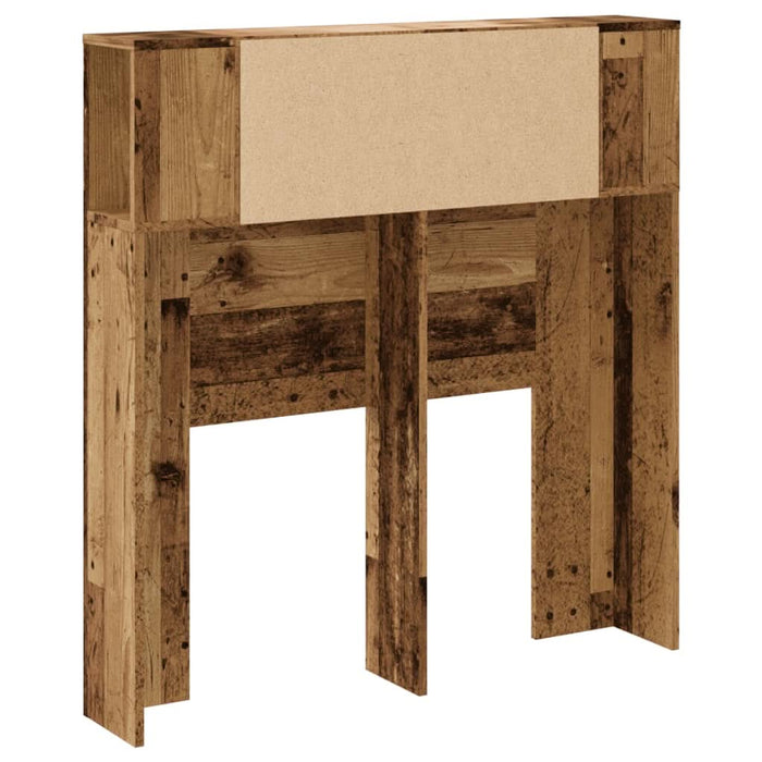 Tăblie pat cu dulap, lemn vechi 100x19x104,5 cm lemn prelucrat - WALTI WALTI