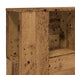 Tăblie pat cu dulap, lemn vechi 120x19x104,5 cm lemn prelucrat - WALTI WALTI