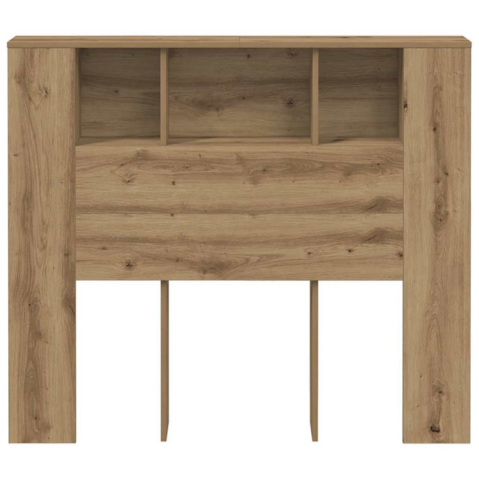 Tăblie pat dulap stejar artizanal 120x19x104,5cm lemn prelucrat - WALTI WALTI