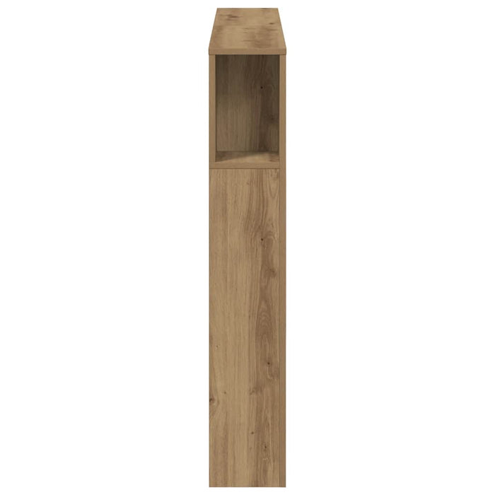 Tăblie pat dulap stejar artizanal 120x19x104,5cm lemn prelucrat - WALTI WALTI