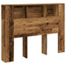 Tăblie pat cu dulap lemn vechi 140x18,5x102,5 cm lemn prelucrat - WALTI WALTI