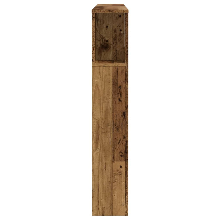 Tăblie pat cu dulap lemn vechi 140x18,5x102,5 cm lemn prelucrat - WALTI WALTI