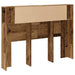 Tăblie pat cu dulap lemn vechi 140x18,5x102,5 cm lemn prelucrat - WALTI WALTI