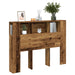 Tăblie pat cu dulap lemn vechi 140x18,5x102,5 cm lemn prelucrat - WALTI WALTI
