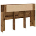 Tăblie pat cu dulap lemn vechi 160x18,5x103,5 cm lemn prelucrat - WALTI WALTI