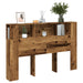Tăblie pat cu dulap lemn vechi 160x18,5x103,5 cm lemn prelucrat - WALTI WALTI