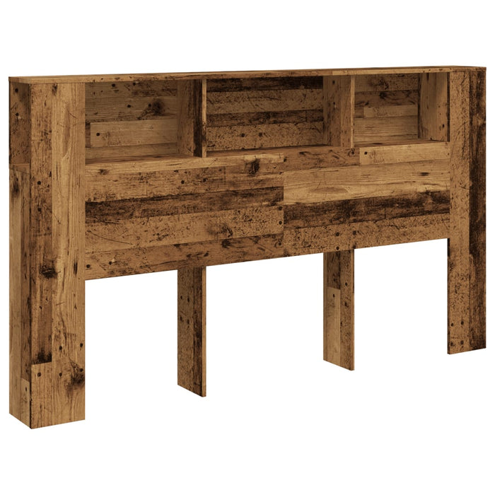 Tăblie pat cu dulap lemn vechi 180x18,5x102,5 cm lemn prelucrat - WALTI WALTI