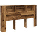Tăblie pat cu dulap lemn vechi 180x18,5x102,5 cm lemn prelucrat - WALTI WALTI
