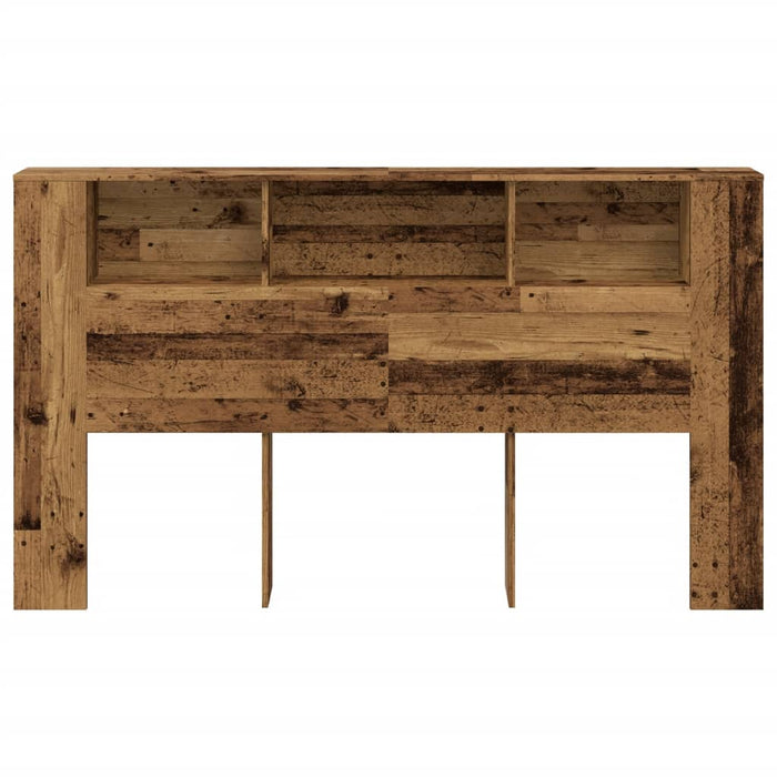Tăblie pat cu dulap lemn vechi 180x18,5x102,5 cm lemn prelucrat - WALTI WALTI
