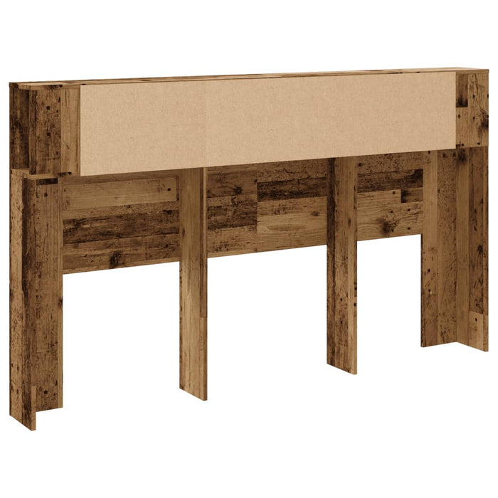 Tăblie pat cu dulap lemn vechi 180x18,5x102,5 cm lemn prelucrat - WALTI WALTI