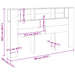Tăblie pat cu dulap lemn vechi 180x18,5x102,5 cm lemn prelucrat - WALTI WALTI