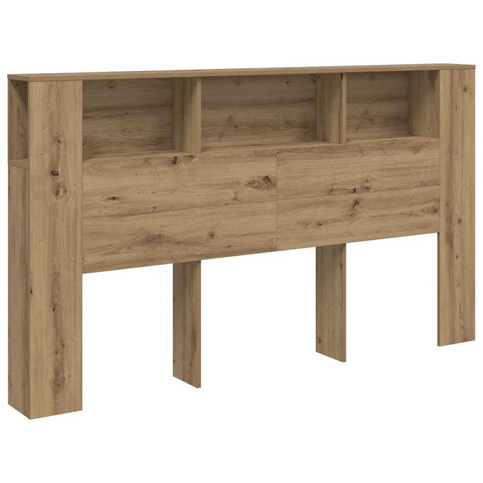 Tăblie pat/dulap lemn artizanal 180x18,5x102,5cm lemn prelucrat - WALTI WALTI
