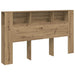 Tăblie pat/dulap lemn artizanal 180x18,5x102,5cm lemn prelucrat - WALTI WALTI