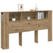 Tăblie pat/dulap lemn artizanal 180x18,5x102,5cm lemn prelucrat - WALTI WALTI