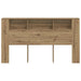 Tăblie pat/dulap lemn artizanal 180x18,5x102,5cm lemn prelucrat - WALTI WALTI