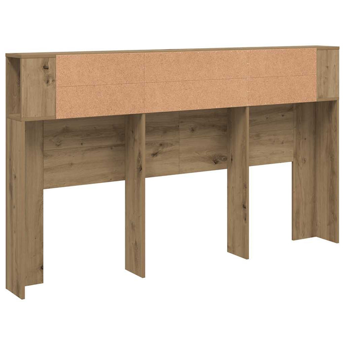 Tăblie pat/dulap lemn artizanal 180x18,5x102,5cm lemn prelucrat - WALTI WALTI