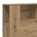 Tăblie pat/dulap lemn artizanal 180x18,5x102,5cm lemn prelucrat - WALTI WALTI