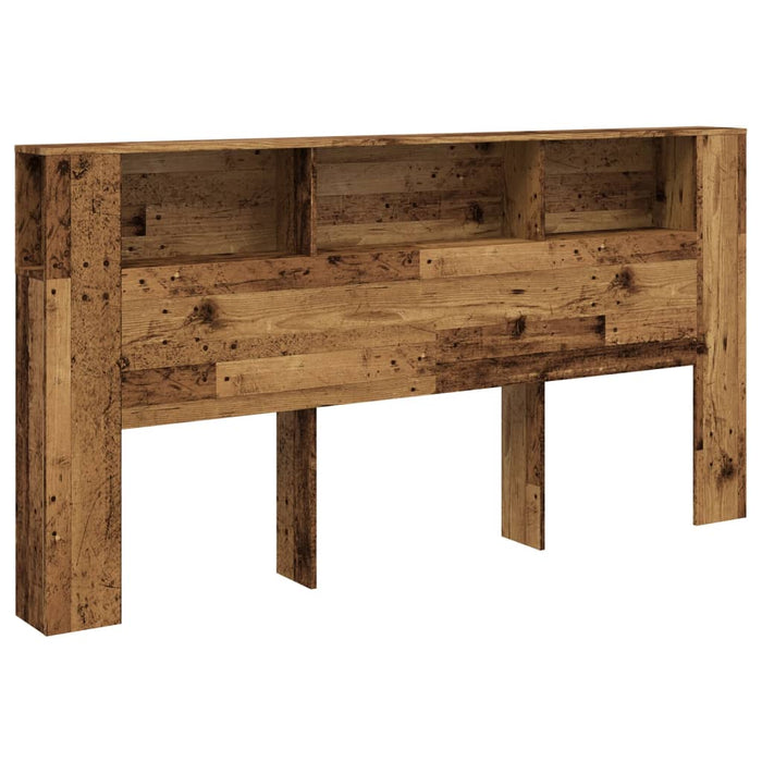 Tăblie pat cu dulap lemn vechi 200x18,5x102,5 cm lemn prelucrat - WALTI WALTI