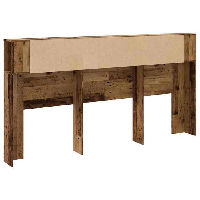 Tăblie pat cu dulap lemn vechi 200x18,5x102,5 cm lemn prelucrat - WALTI WALTI