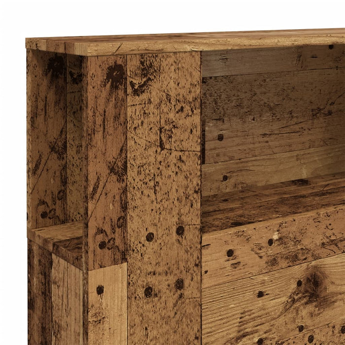 Tăblie pat cu dulap lemn vechi 200x18,5x102,5 cm lemn prelucrat - WALTI WALTI