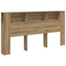 Tăblie pat/dulap lemn artizanal 200x18,5x102,5cm lemn prelucrat - WALTI WALTI
