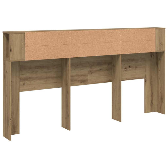 Tăblie pat/dulap lemn artizanal 200x18,5x102,5cm lemn prelucrat - WALTI WALTI