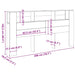 Tăblie pat/dulap lemn artizanal 200x18,5x102,5cm lemn prelucrat - WALTI WALTI