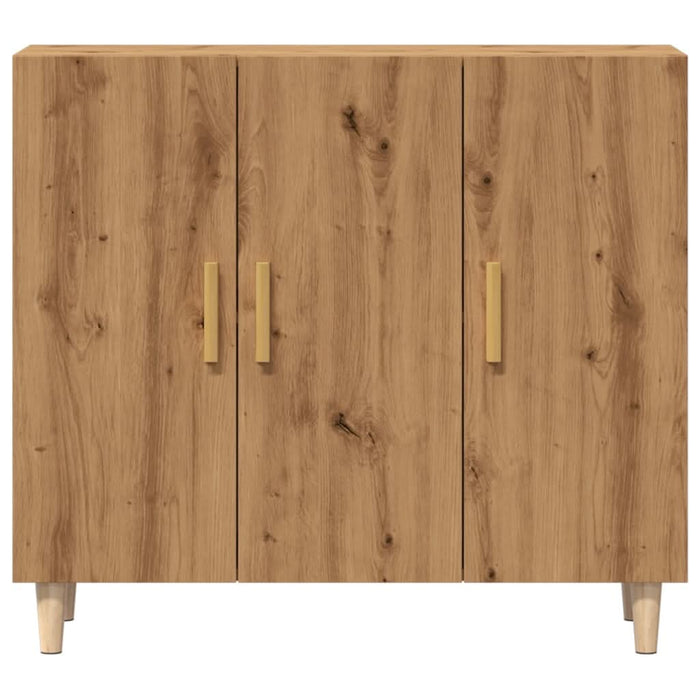 Dulap, stejar artizanal, 90x34x80 cm, lemn prelucrat - WALTI WALTI