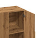 Dulap, stejar artizanal, 90x34x80 cm, lemn prelucrat - WALTI WALTI