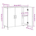 Dulap, lemn vechi, 90x34x80 cm, lemn prelucrat - WALTI WALTI