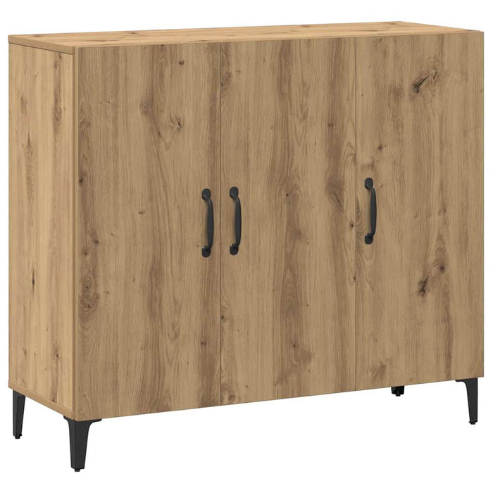 Dulap, stejar artizanal, 90x34x80 cm, lemn prelucrat - WALTI WALTI