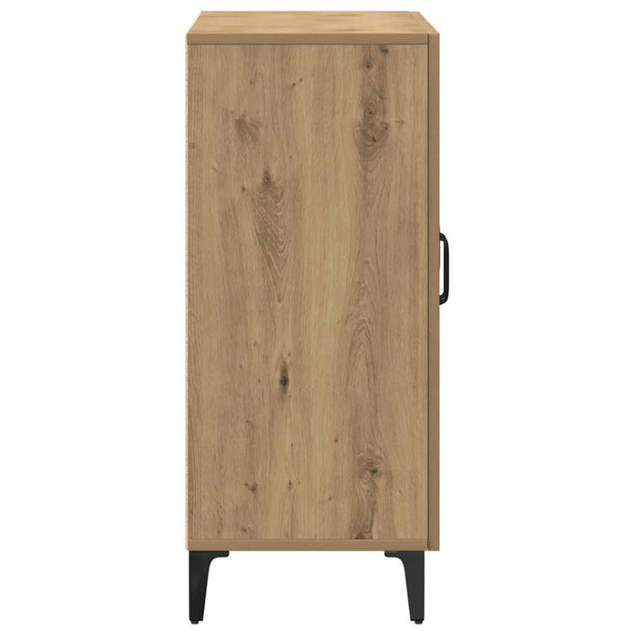 Dulap, stejar artizanal, 90x34x80 cm, lemn prelucrat - WALTI WALTI