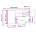 Dulap, lemn vechi, 100x36x60 cm, lemn prelucrat - WALTI WALTI
