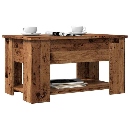Masuta de cafea Lemn vechi 79x49x41 cm Lemn prelucrat - WALTI WALTI
