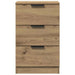Noptiere, 2 buc., stejar artizanal, 40x36x65 cm, lemn prelucrat - WALTI WALTI