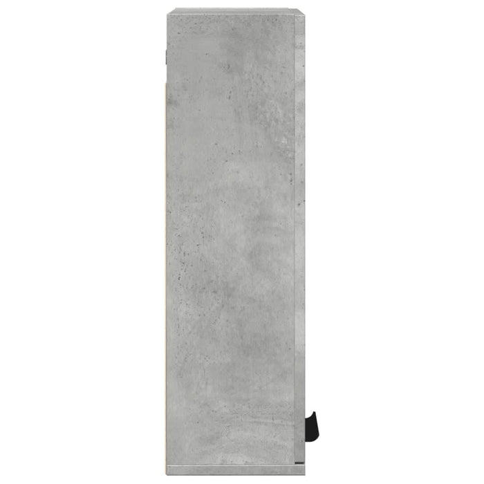 Dulap de baie montat pe perete, gri beton, 32x20x67 cm - WALTI WALTI