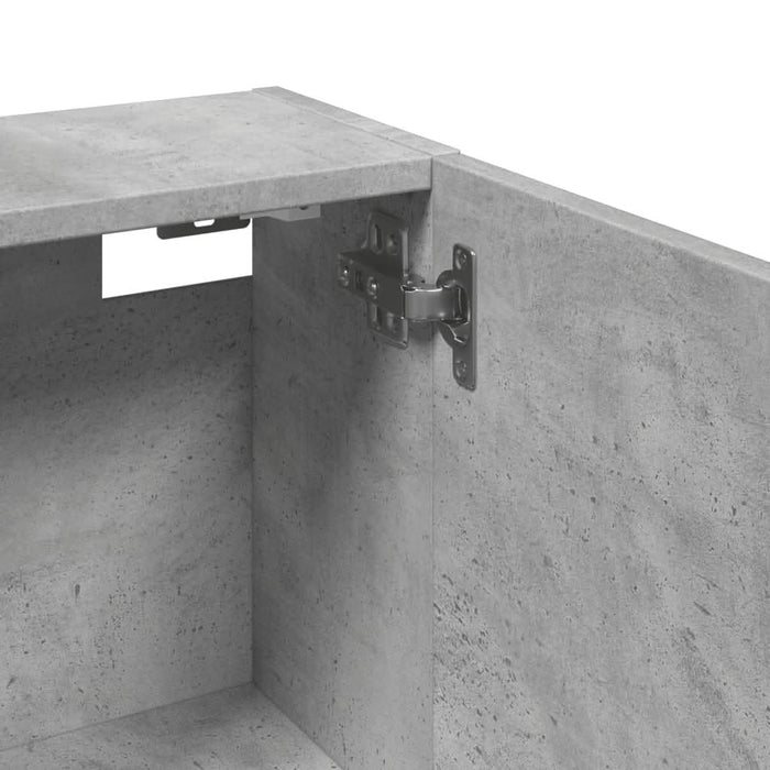 Dulap de baie montat pe perete, gri beton, 32x20x67 cm - WALTI WALTI