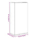 Dulap de baie montat pe perete, gri beton, 32x20x67 cm - WALTI WALTI