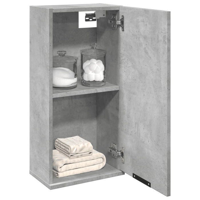 Dulap de baie montat pe perete, gri beton, 32x20x67 cm - WALTI WALTI