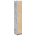 Dulap de baie, gri beton, 32x34x188,5 cm, lemn compozit - WALTI WALTI