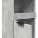 Dulap de baie, gri beton, 32x34x188,5 cm, lemn compozit - WALTI WALTI