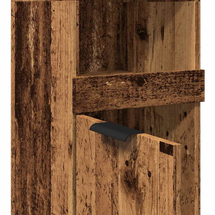 Dulap de baie, lemn vechi, 32x34x188,5 cm, lemn prelucrat - WALTI WALTI