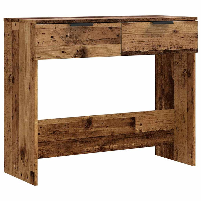 Masă consolă, lemn vechi,90x36x75 cm, PAL - WALTI WALTI