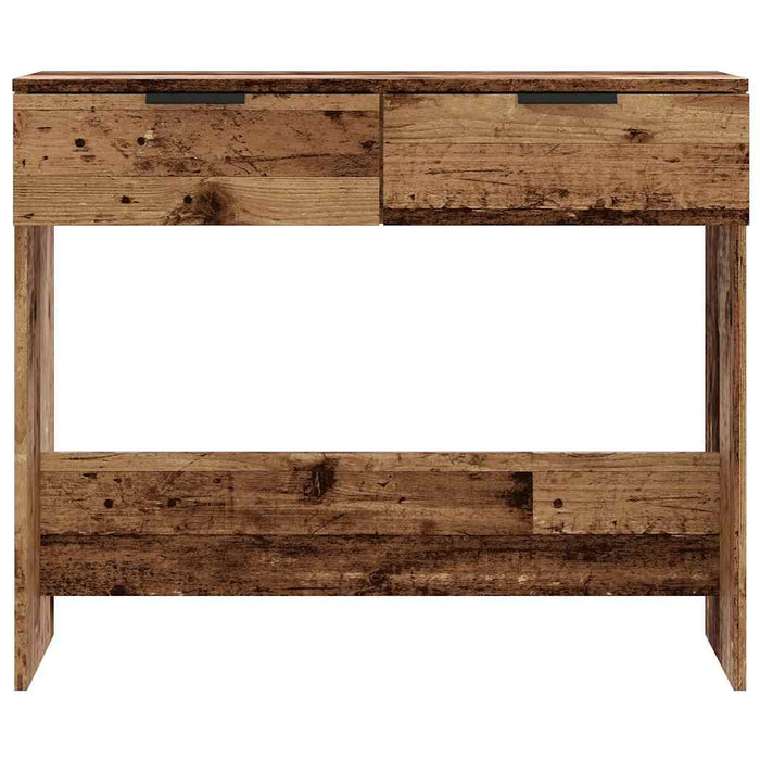 Masă consolă, lemn vechi,90x36x75 cm, PAL - WALTI WALTI